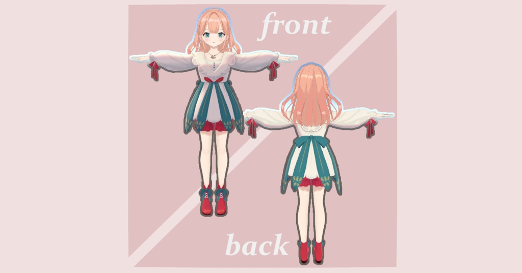 オリジナル3Dモデル「yurika」