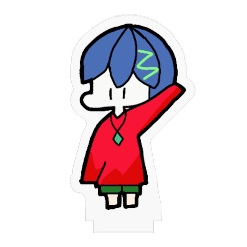 【令和6年新版】アクリルスタンド まめ 自立型 超軽量 2パーツコンパクト 超かわいい 男女兼用 携帯しやすい