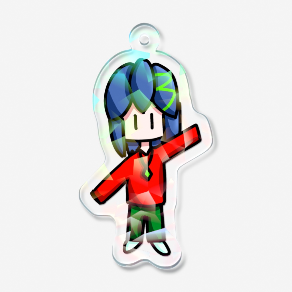 きらきらまめちゃんお散歩アクキー