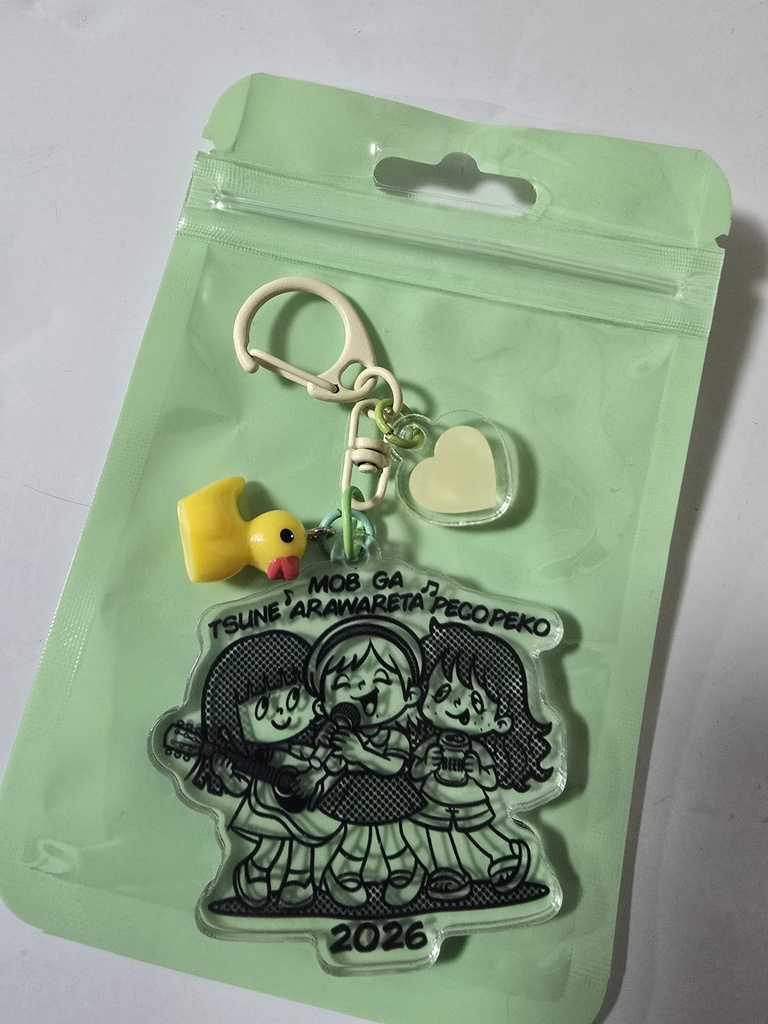 クリアキーホルダー(つねVer)