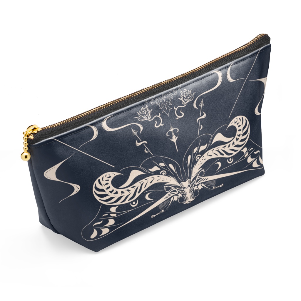 蛾のポーチ 太陽と月 蛾爛堂 Garandoh Booth