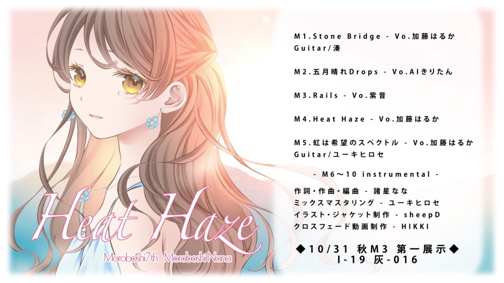 【CDお届け版】2ndアルバム「Heat Haze」 - Moroboshi7th(諸星なな)