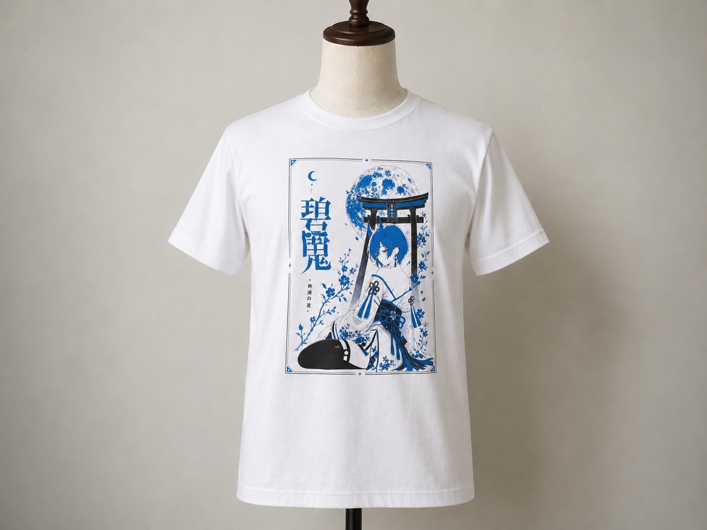 碧鬼の巫女 ビッグシルエットTシャツ