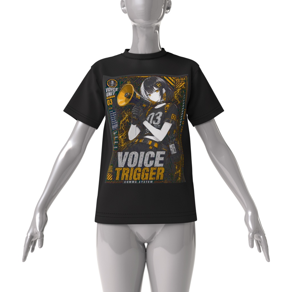 UNIT03 VOICE TRIGGER ビッグシルエット Tシャツ