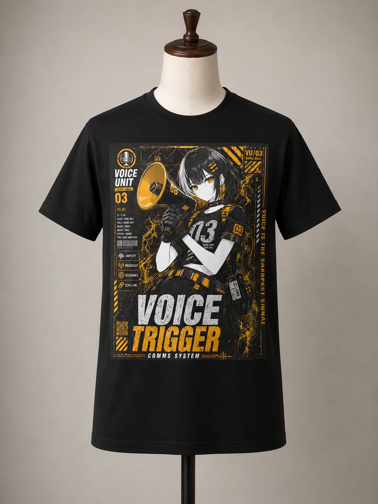 UNIT03 VOICE TRIGGER ビッグシルエット Tシャツ