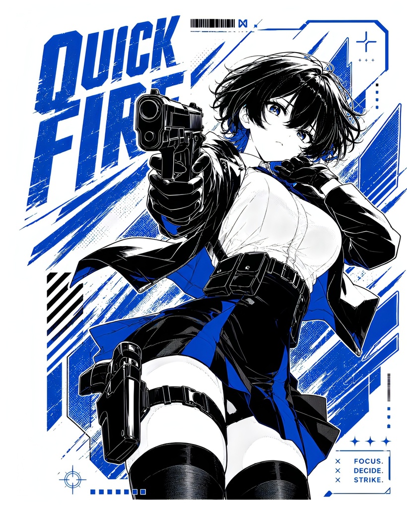QUICK FIRE GIRL Tシャツ