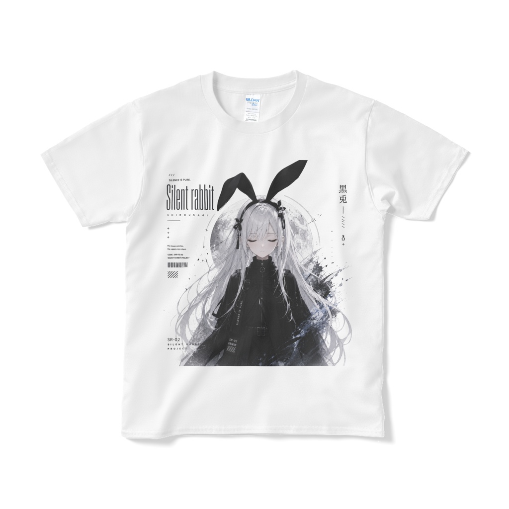 黒兎 kurousagi オリジナル Tシャツ