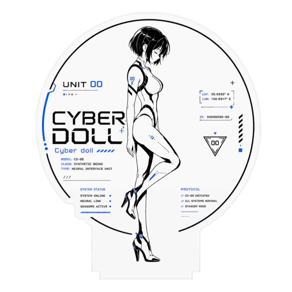 CYBER DOLL UNIT00 オリジナルアクリルスタンド