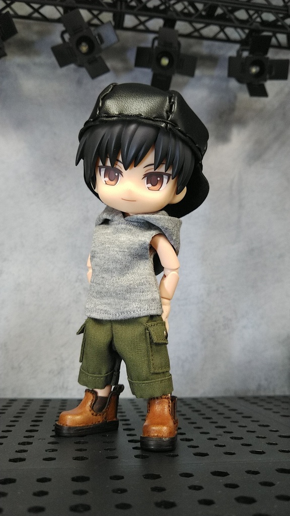 1/12ドール用カーゴパンツの型紙