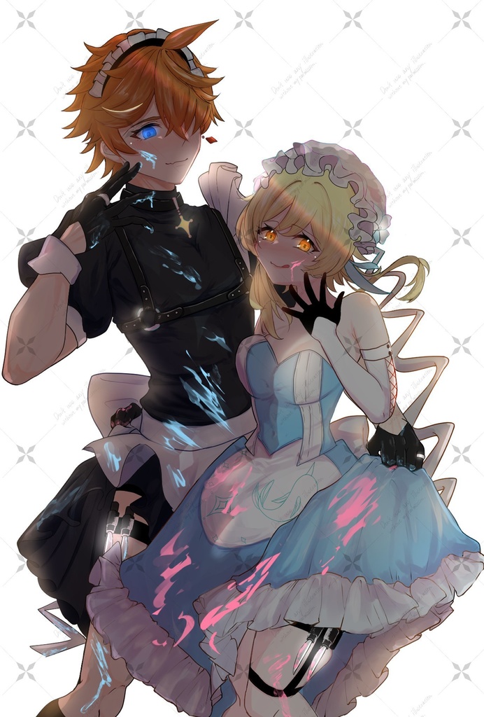 メイドタル蛍 ポップ！な差分イラスト写真
