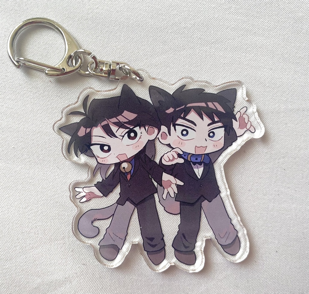 裏カジノわんにゃんアクリルキーホルダー