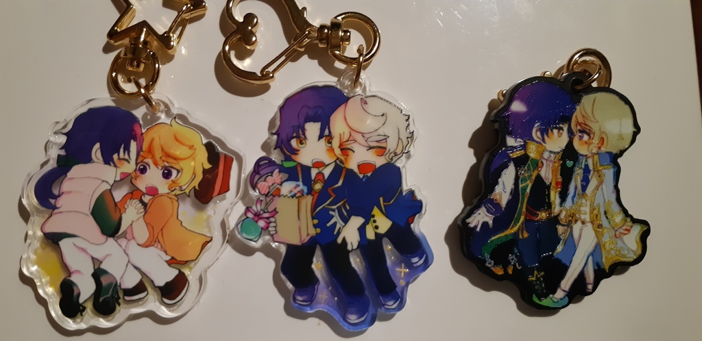 光あきアクキー3種