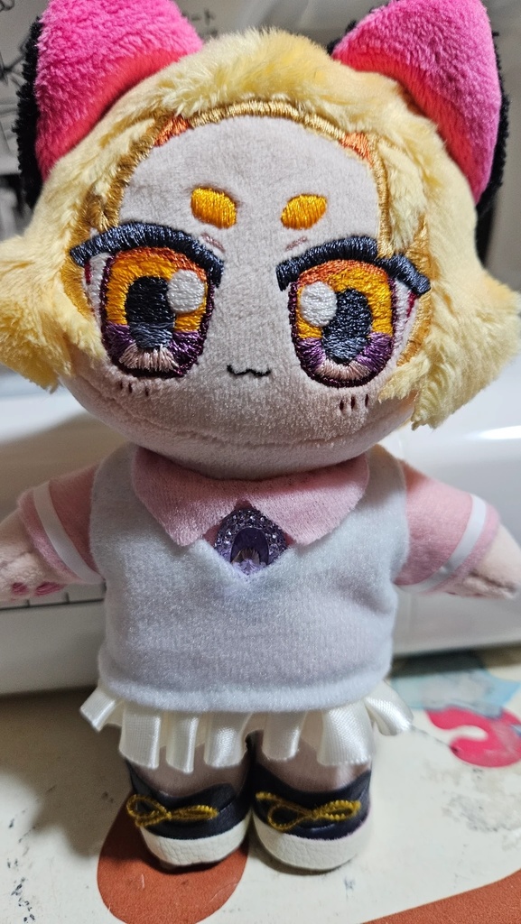 【無料配布】自作ぬい15センチ型紙ぬいしろ無し&ぬいしろあり型紙＋おまけ韓ぬい型紙(型紙5枚・説明二枚・髪説明絵一枚)