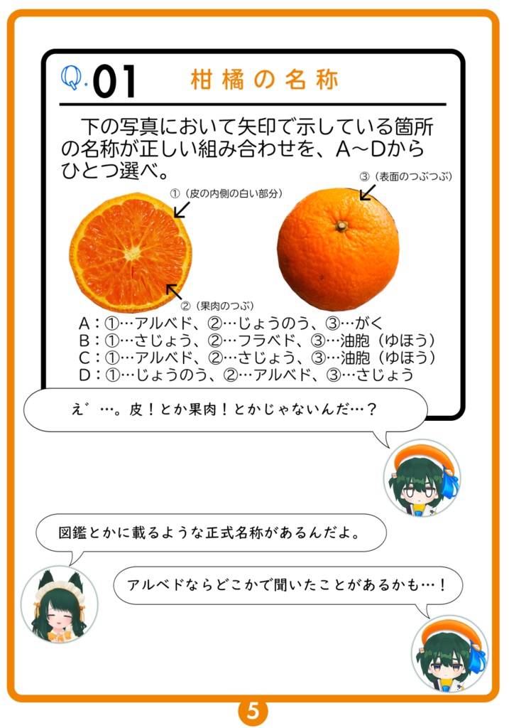 【DL版】C104新刊『初級・かんきつドリル』