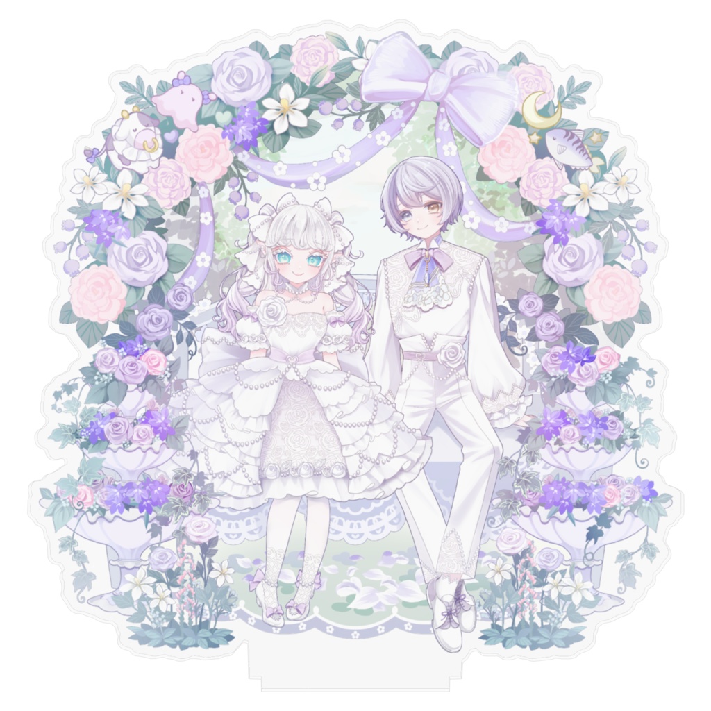 【おまはろ幼稚園 入籍記念グッズ】アクリルスタンドVer.おまはろ