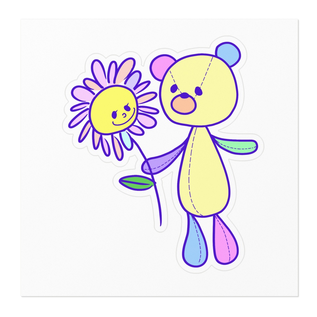 ふらわーちゃんと、くまくん