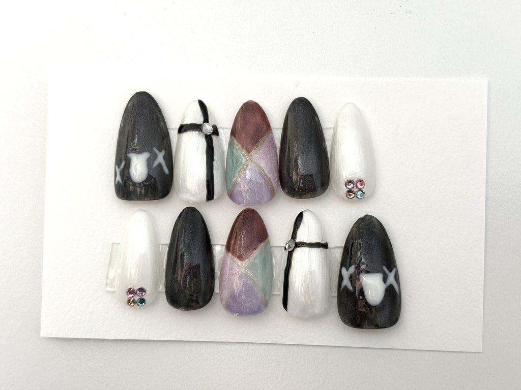 にじさんじ ろふまお モチーフ ネイルチップ