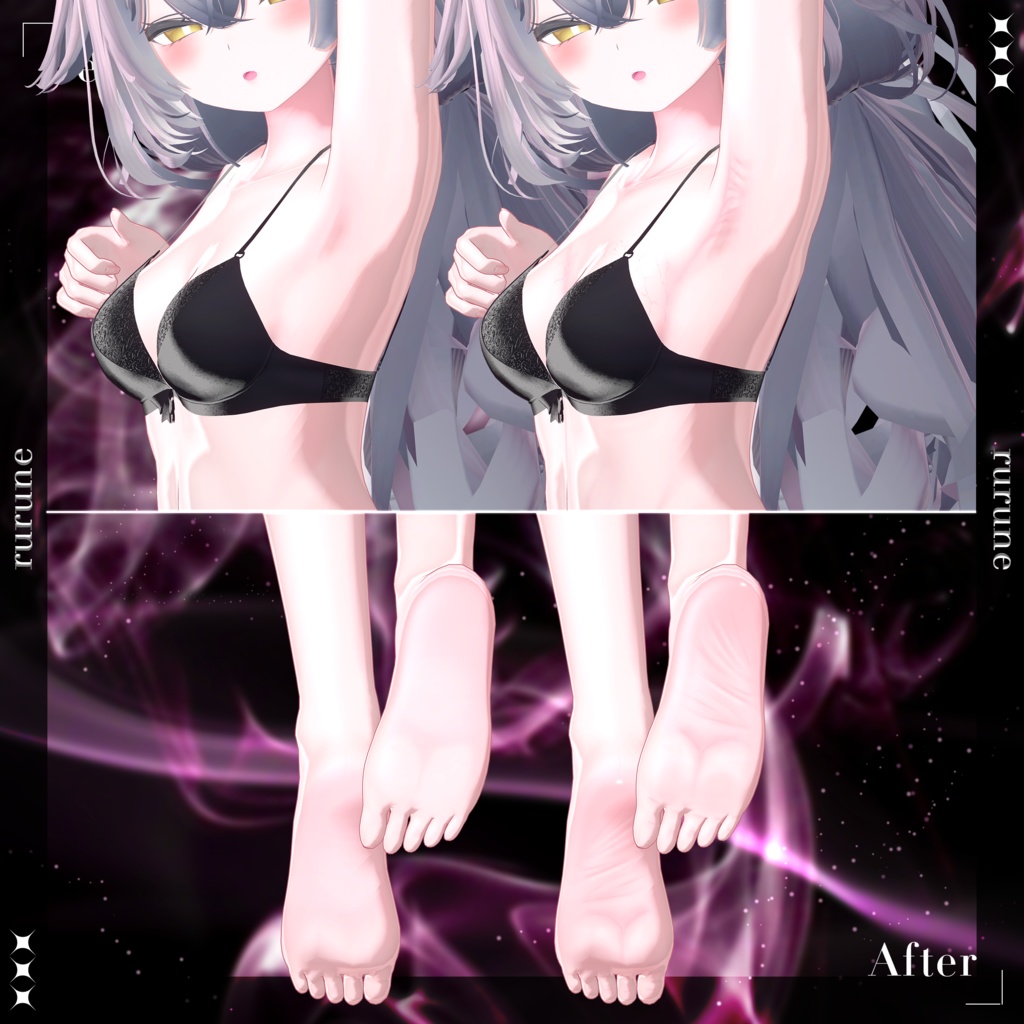【ねぇ…近くで見て?】肌テクスチャ_afterglow_body_Texture