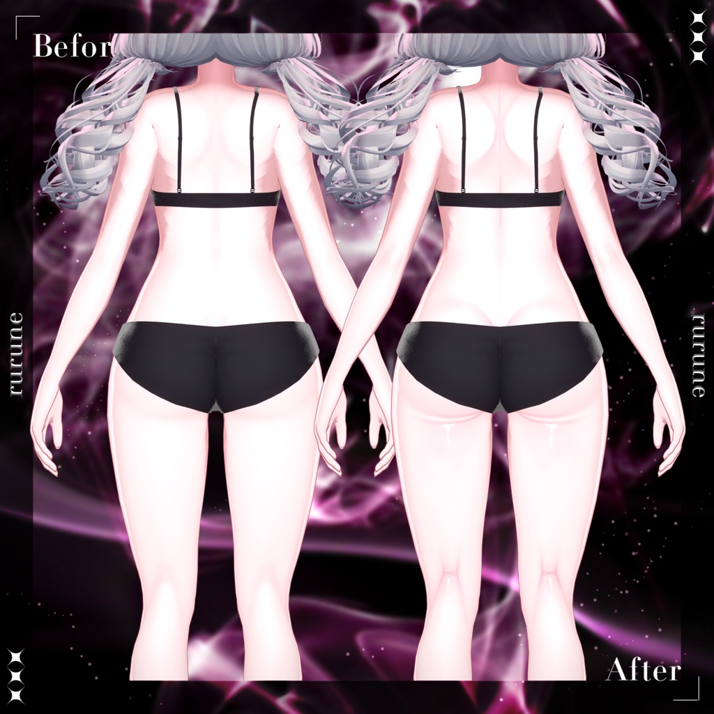 【ねぇ…近くで見て?】肌テクスチャ_afterglow_body_Texture