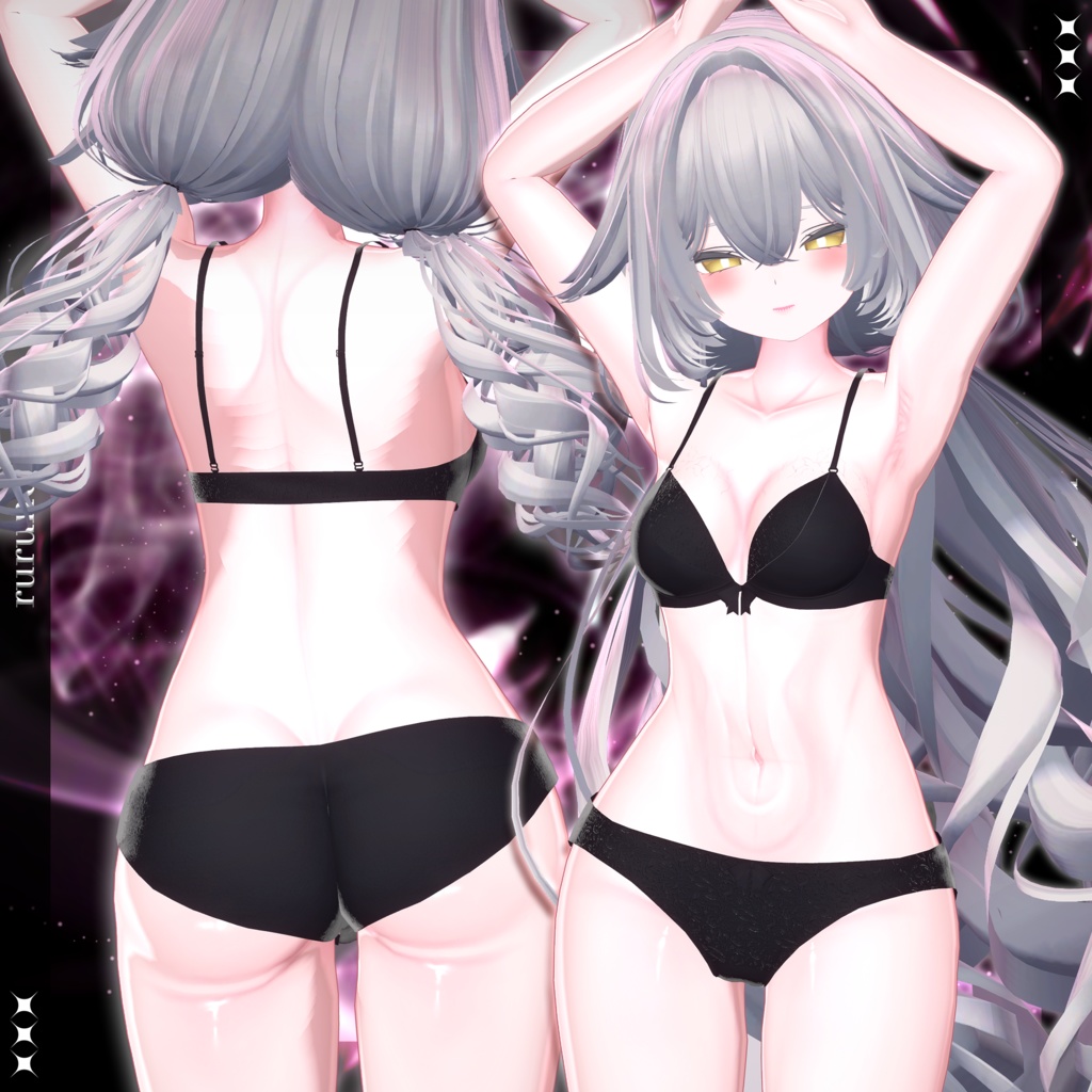 【ねぇ…近くで見て?】肌テクスチャ_afterglow_body_Texture