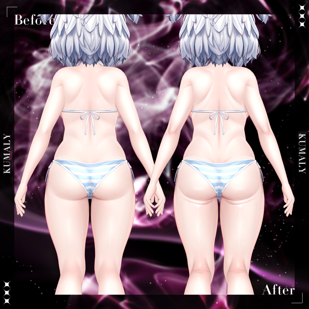 【ねぇ…近くで見て?】肌テクスチャ_afterglow_body_Texture