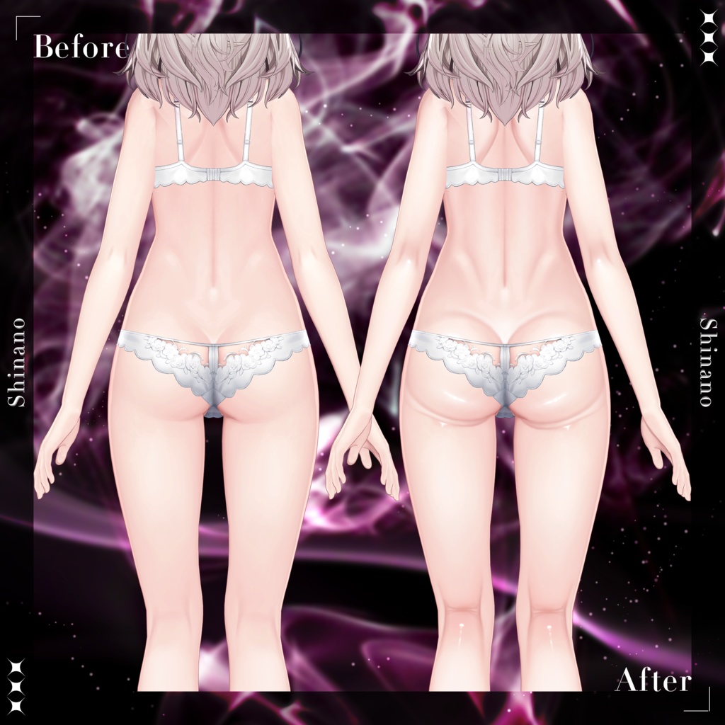 【ねぇ…近くで見て?】肌テクスチャ_afterglow_body_Texture