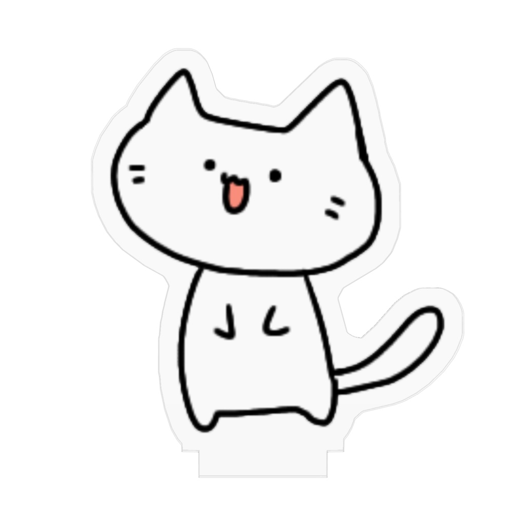 ふぬけたねこのアクリルフィギュア