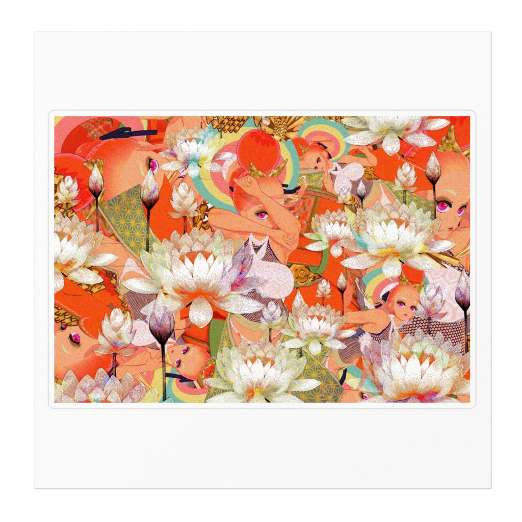 こびりつく曼荼羅世界