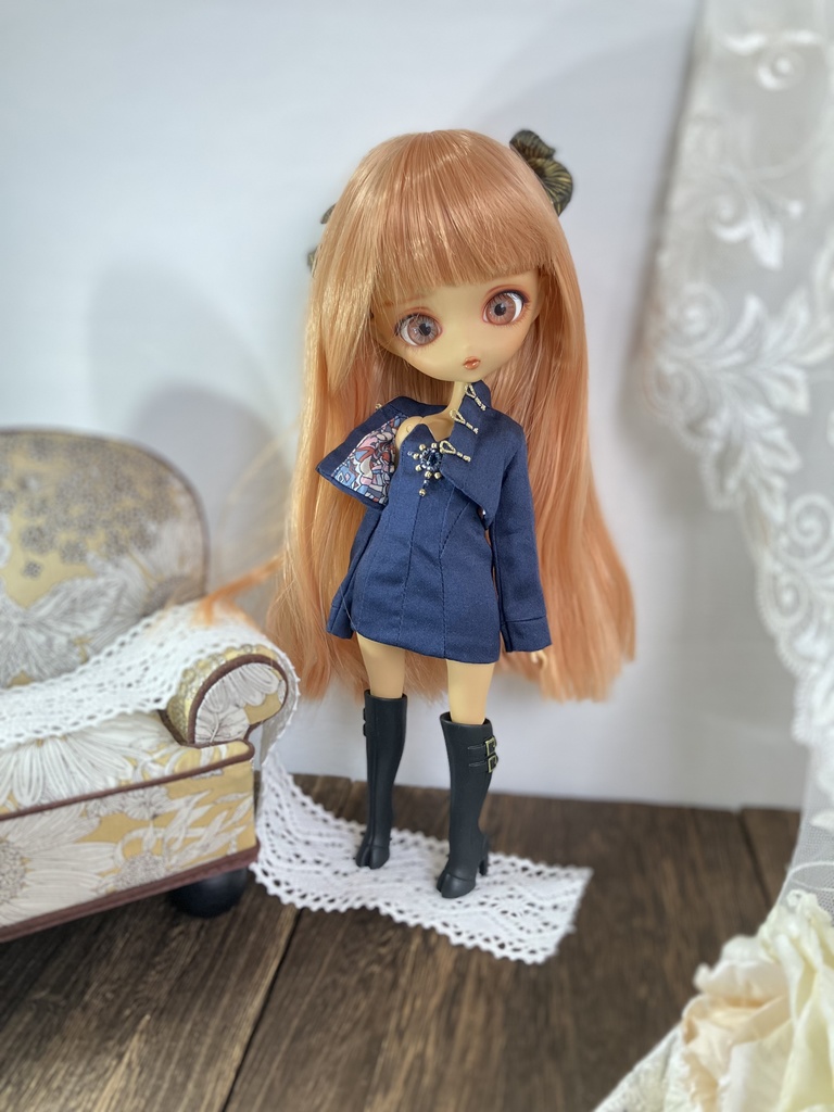 【受注生産】チャイナ風ジャケットセットbloomサイズ