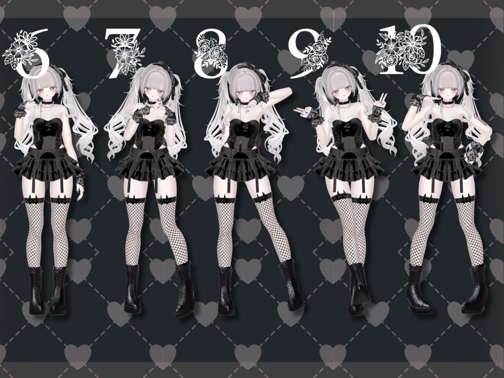 ' ♡15種類♡ pose for photo