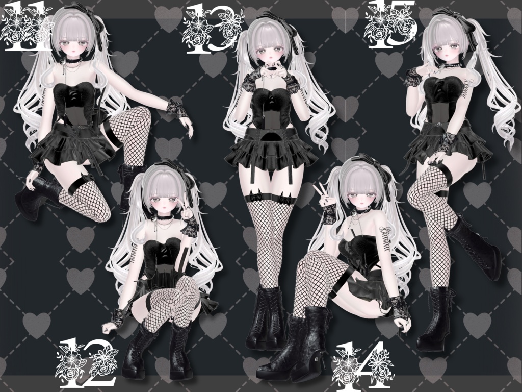 ' ♡15種類♡ pose for photo