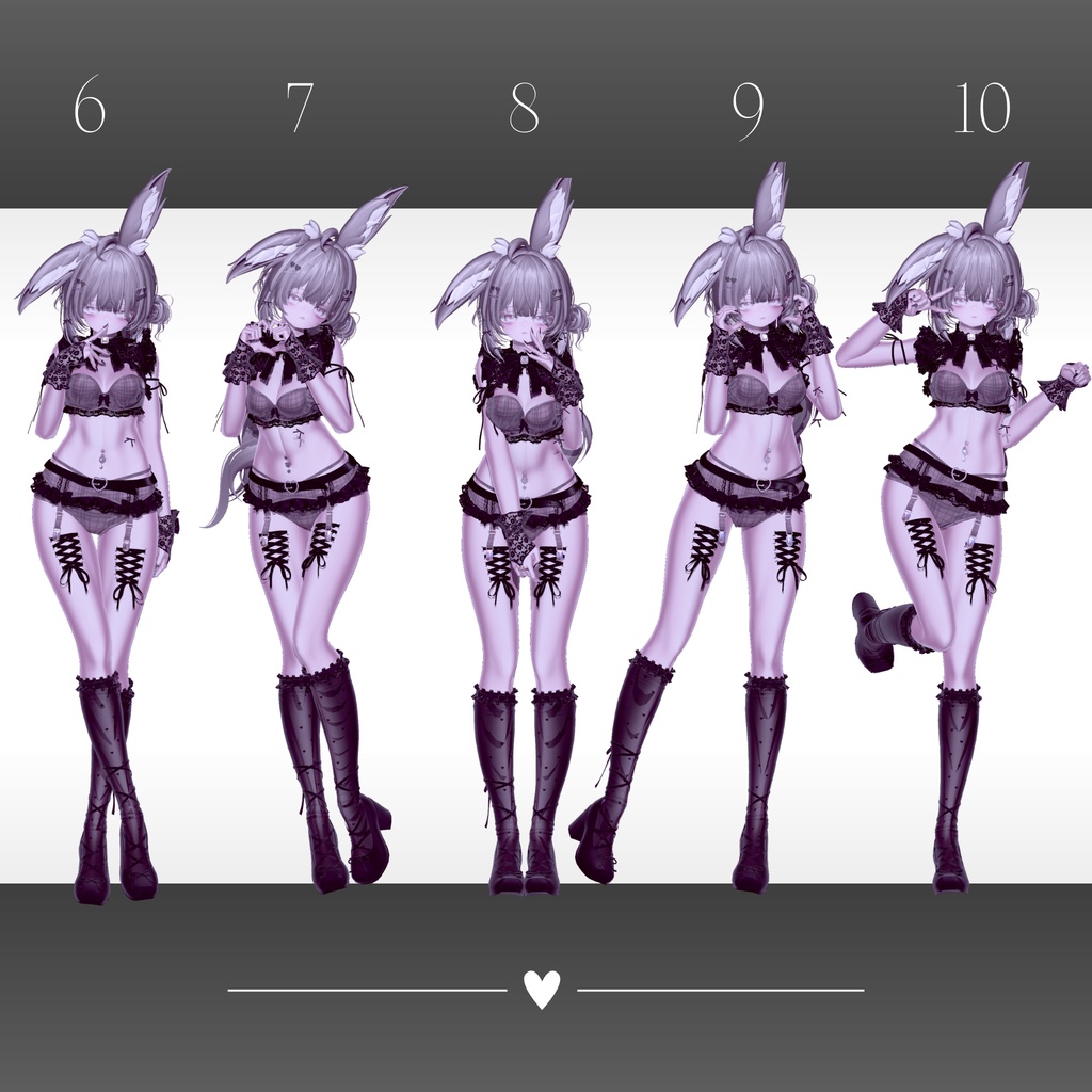 ꗯ̤̮ 30種類 *。 / pose set