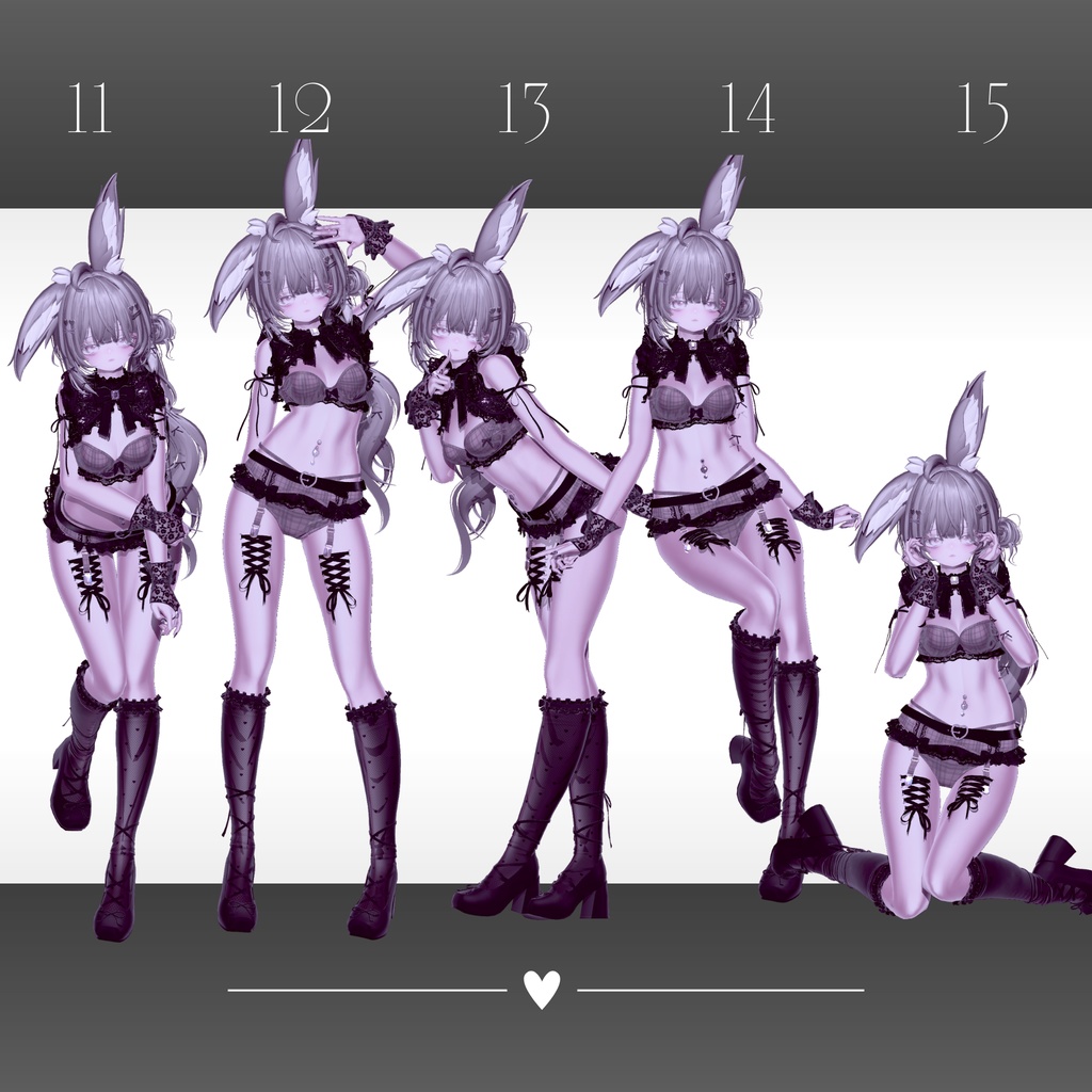 ꗯ̤̮ 30種類 *。 / pose set