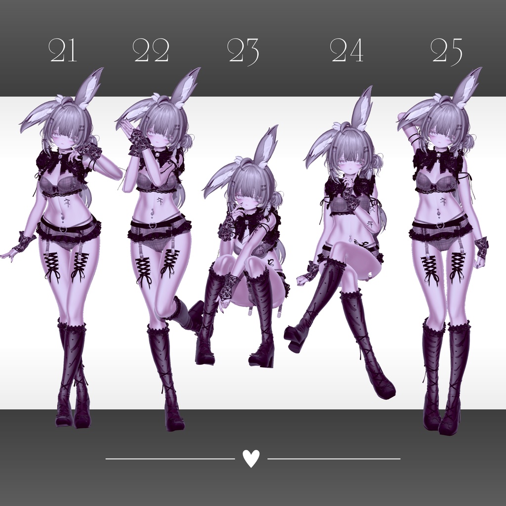 ꗯ̤̮ 30種類 *。 / pose set