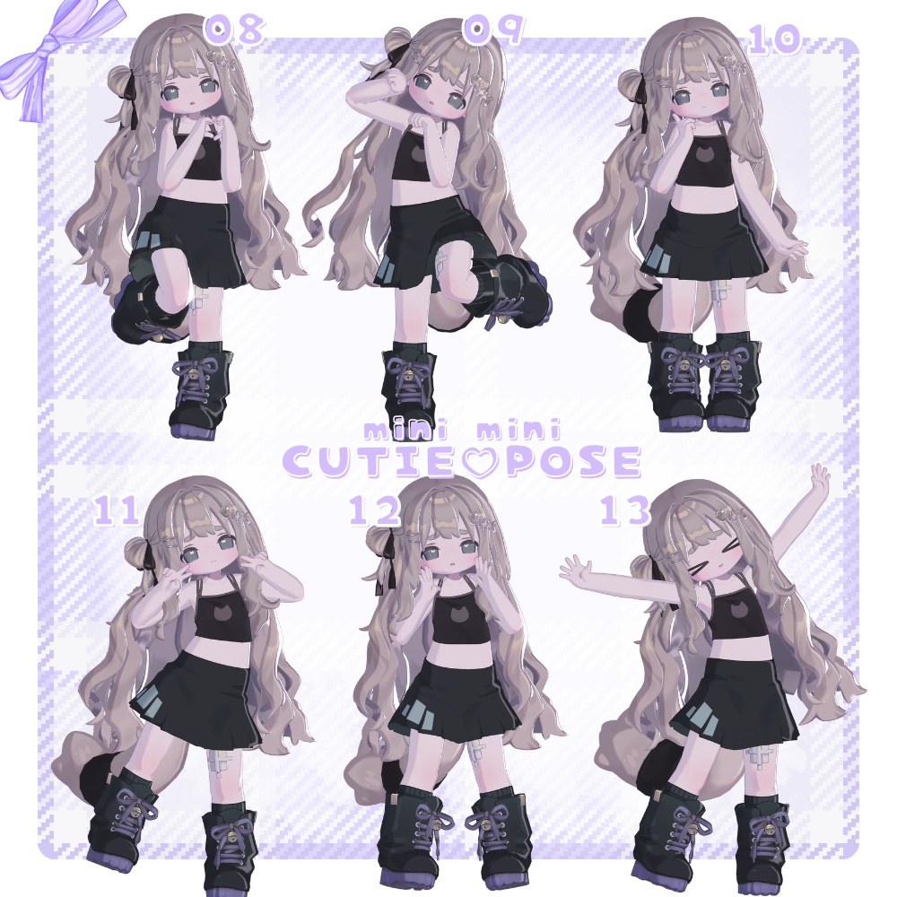 ₊˚ ᰔ 30種類 ࣭ ⊹ mini mini cutie♡pose