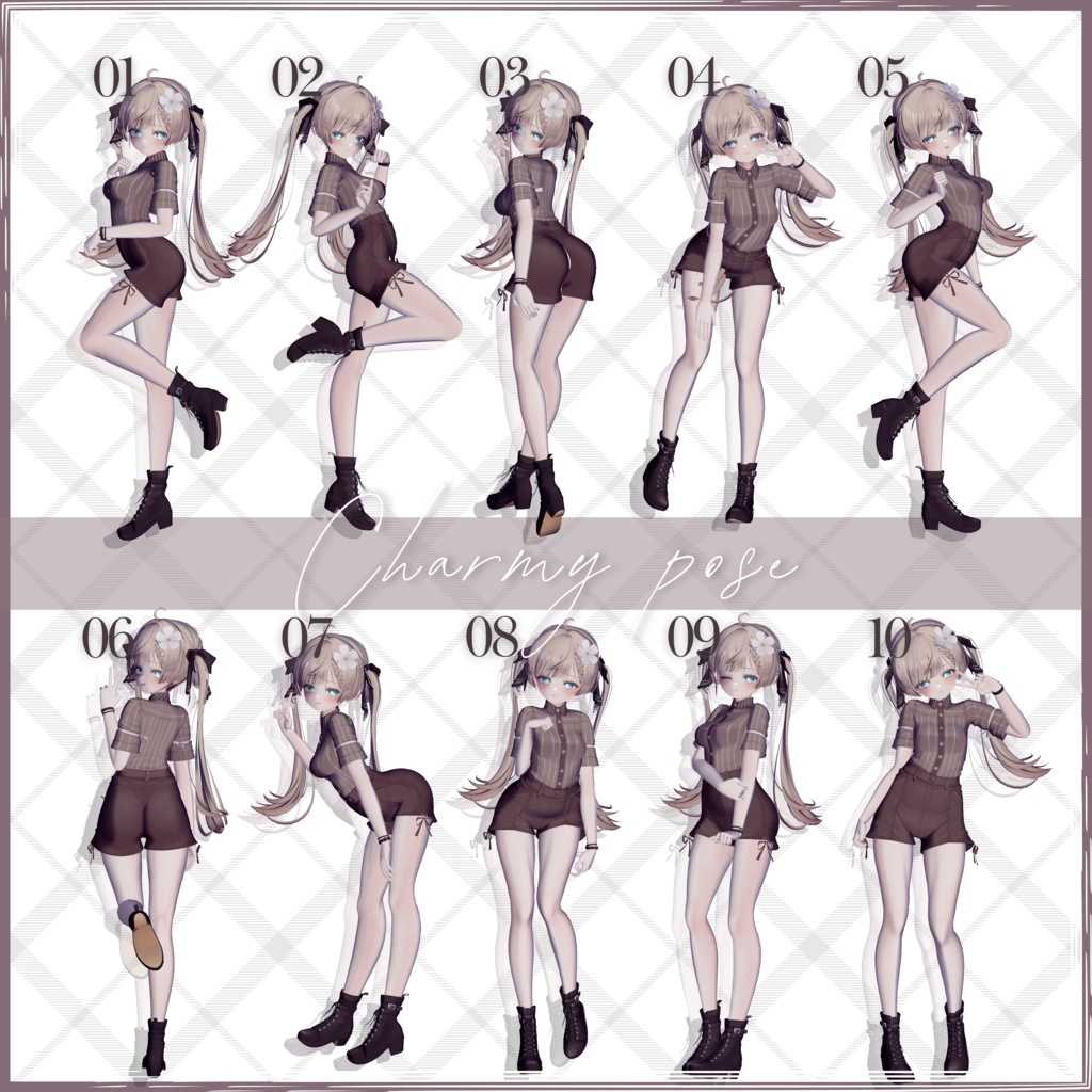 . ꔫ 40種類 +@ ⌇ Charmy pose .+