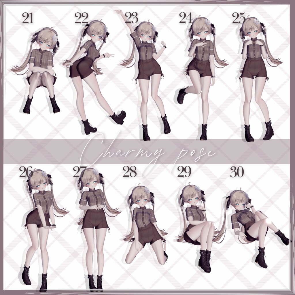 . ꔫ 40種類 +@ ⌇ Charmy pose .+