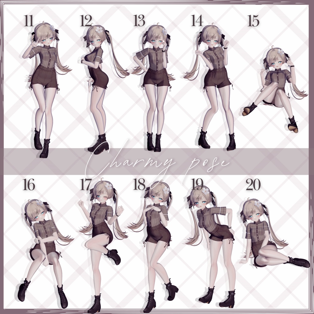 . ꔫ 40種類 +@ ⌇ Charmy pose .+
