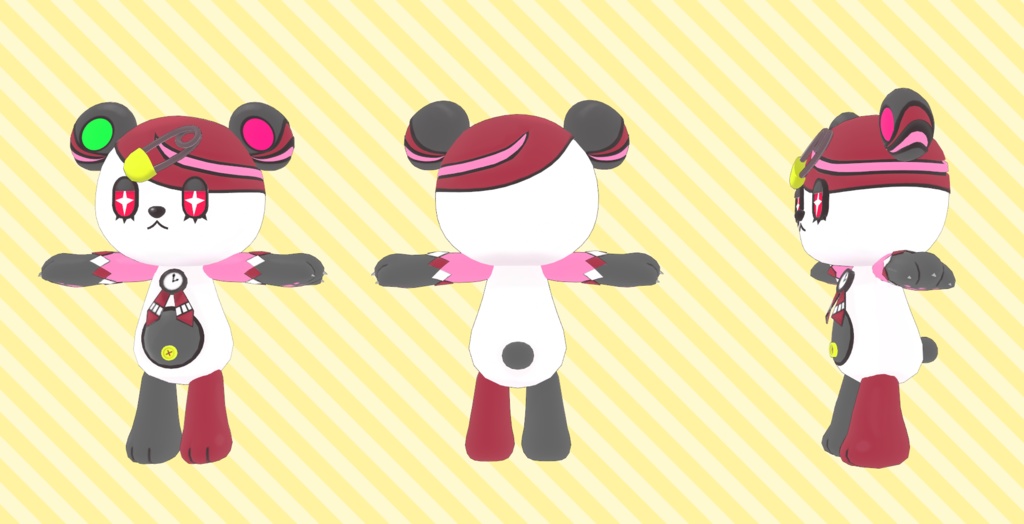 【cluster対応・VRMアバター】しぐくまちゃん - ルニのクローゼット - 2/3