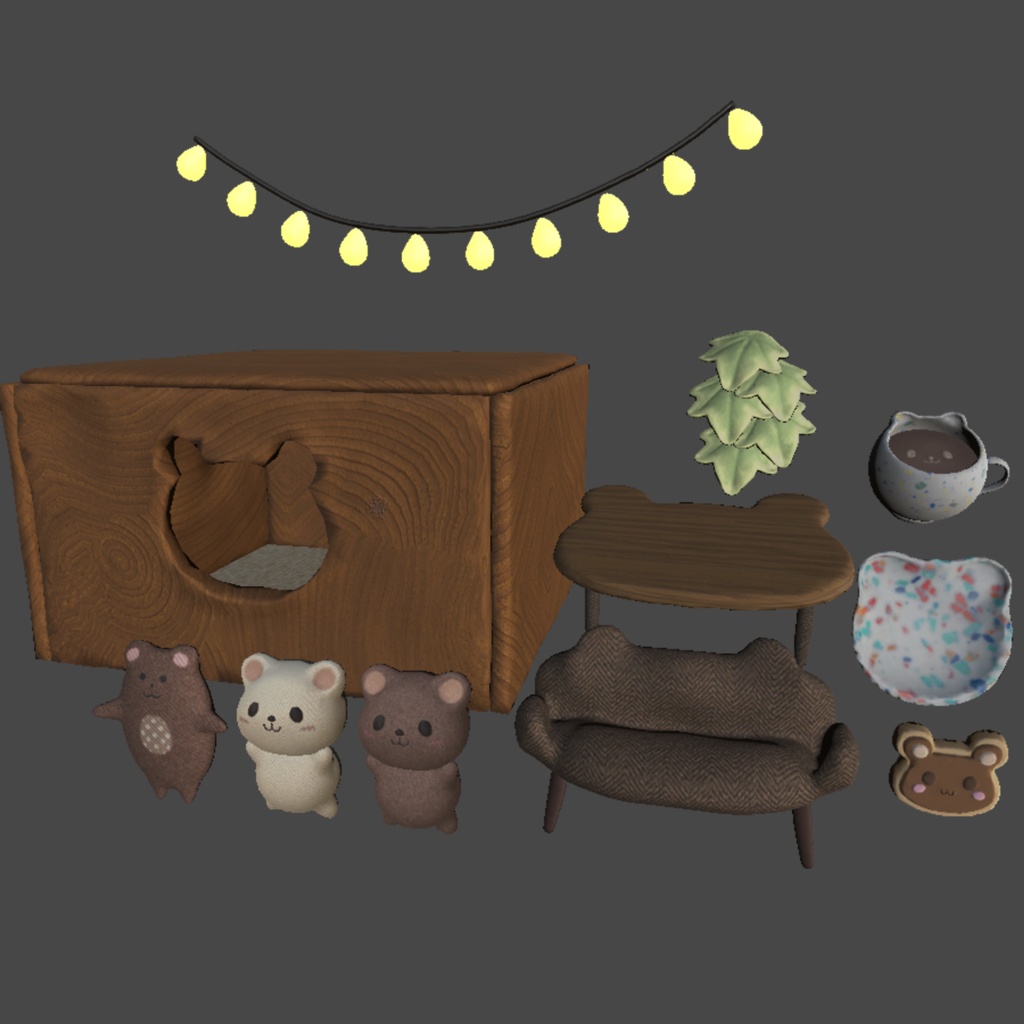 くまくまにあ 家具11点セット