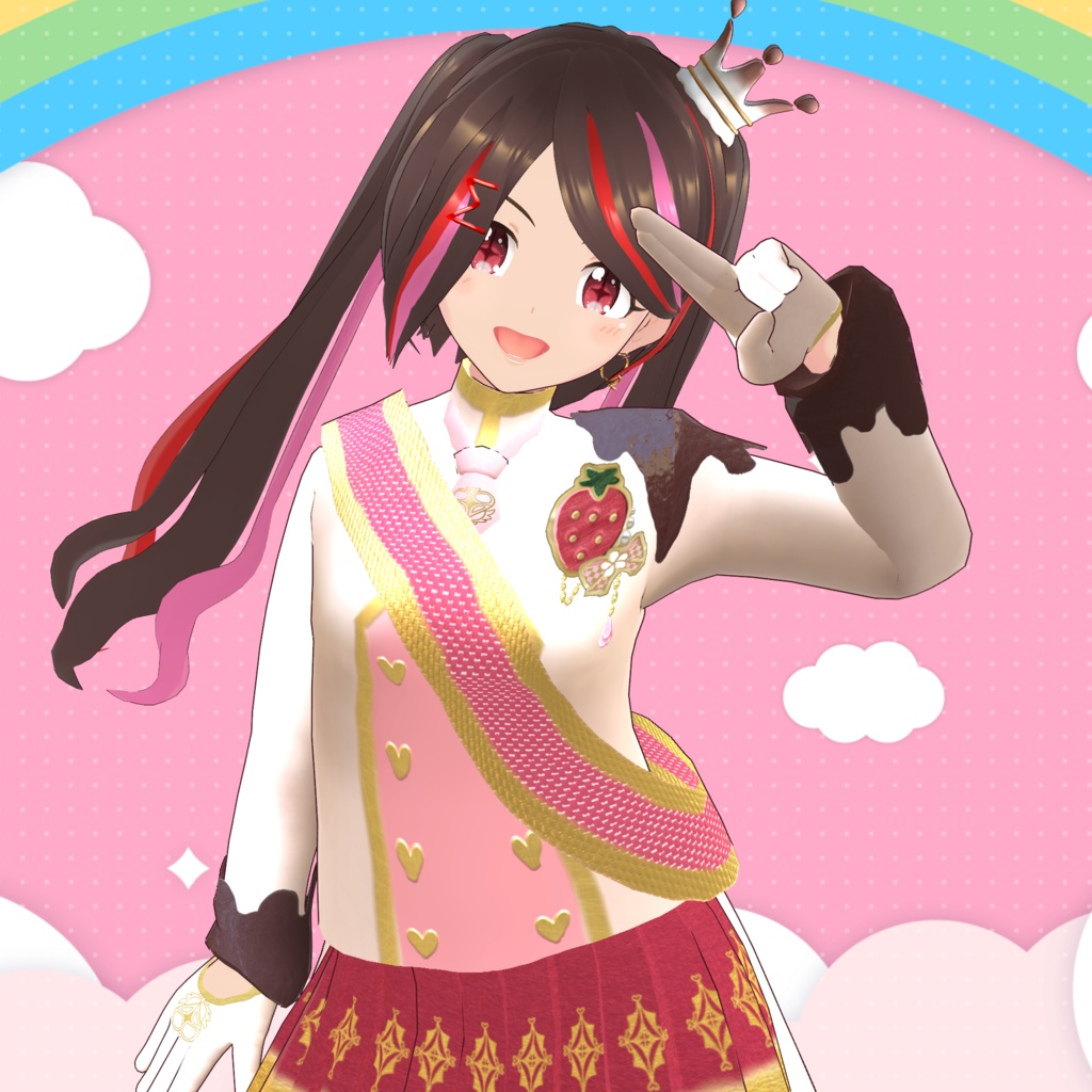 【VRoid】チョコっと!マーチングコーデ