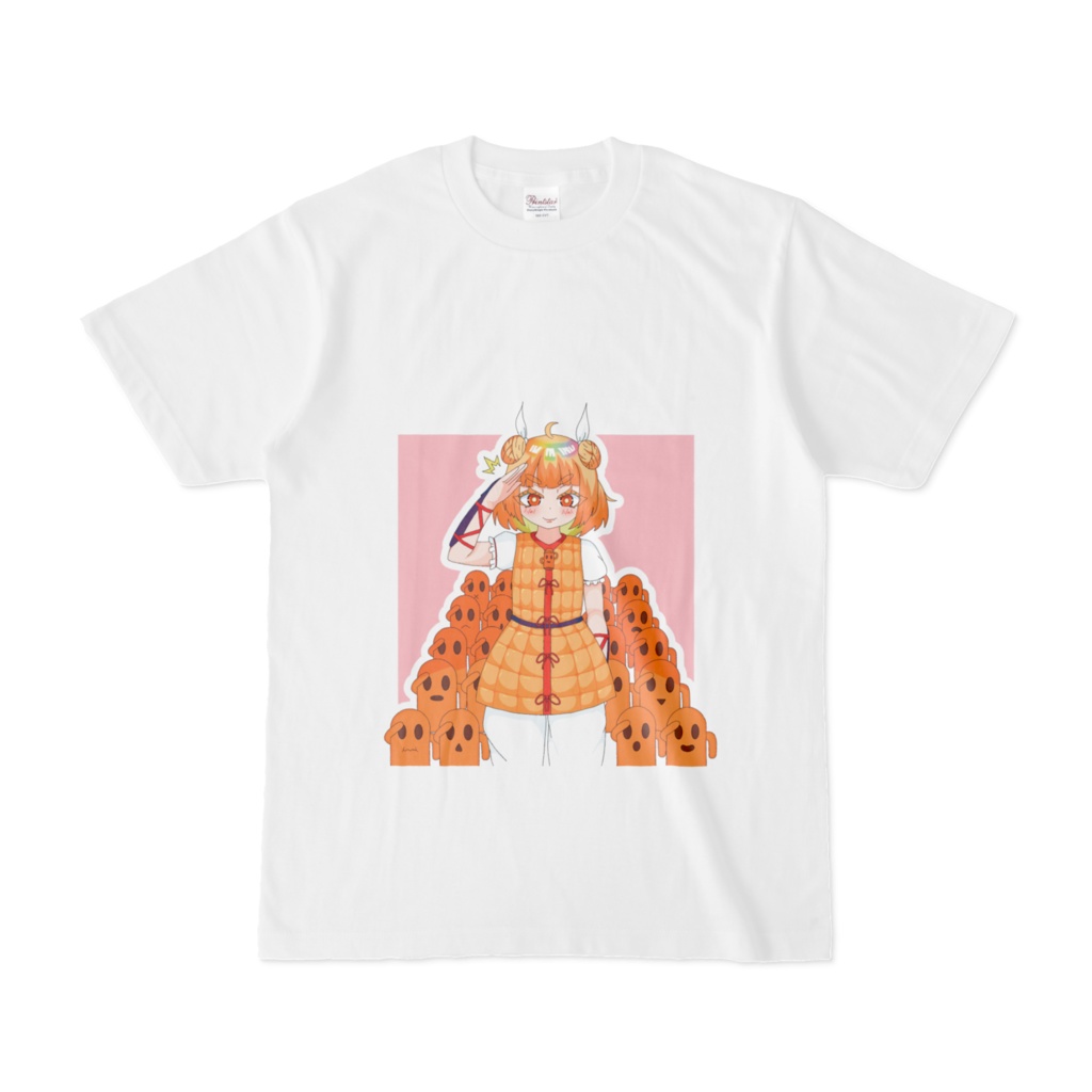 磨弓ちゃんの敬礼Tシャツ