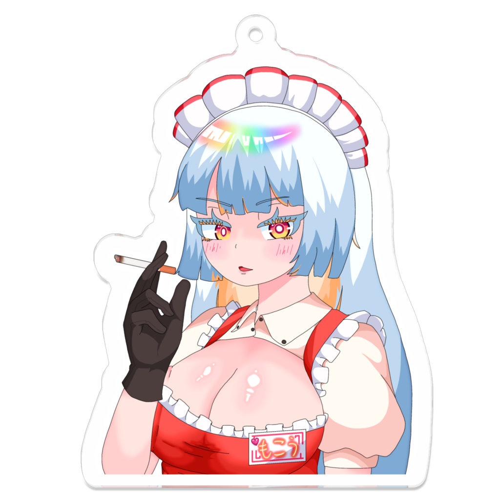 メイド服妹紅のアクキー　