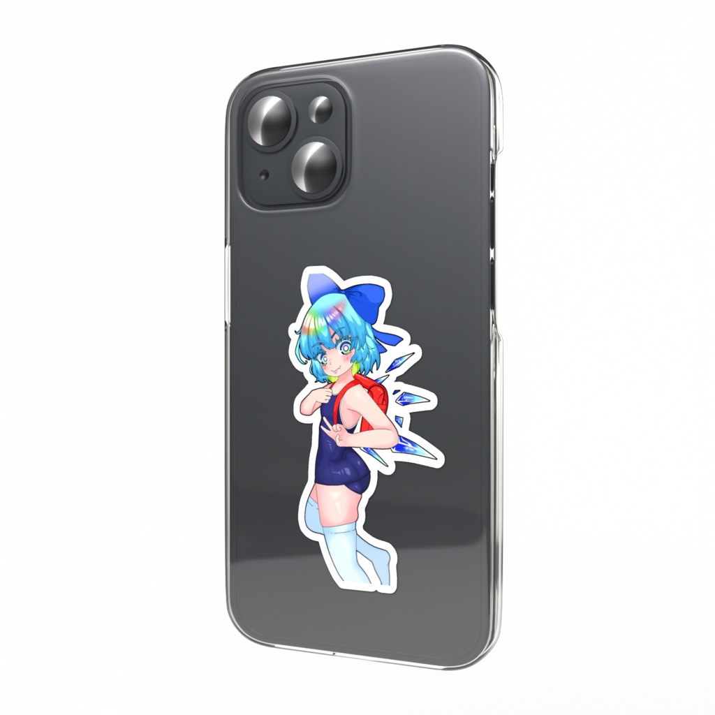 チルノちゃんのスク水ステッカー