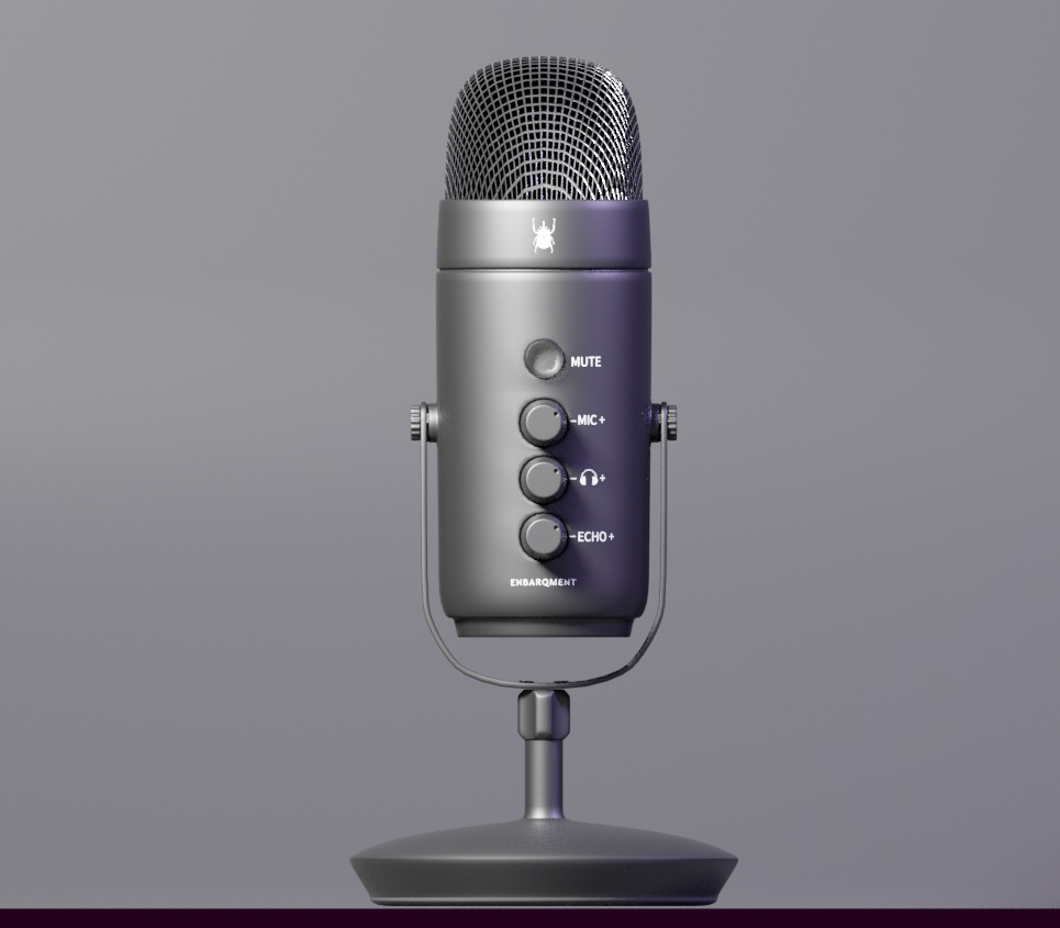 【無料】マイク【Blender】