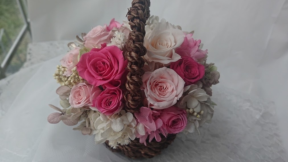 花かご風アレンジメント