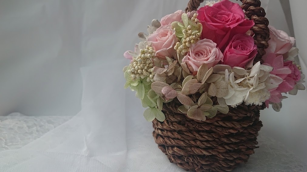花かご風アレンジメント