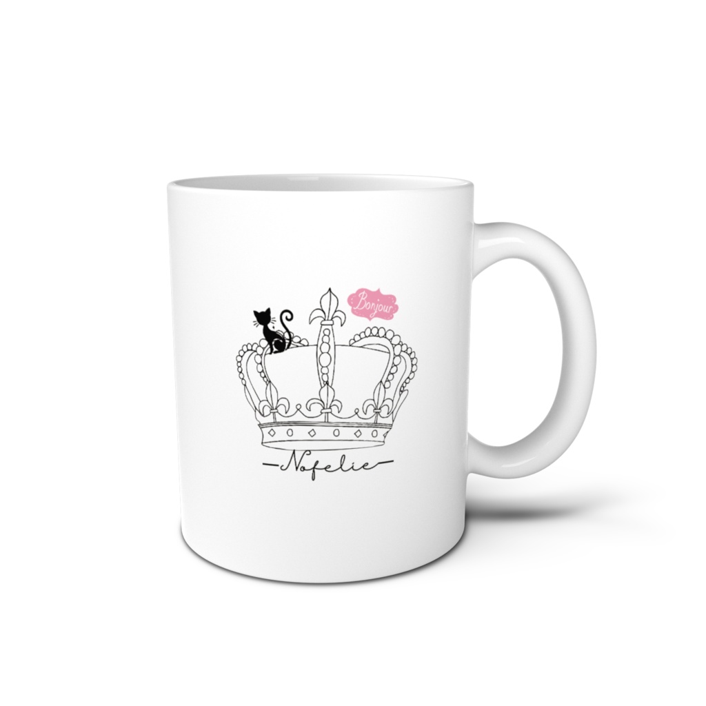 Nofelie オリジナルマグカップ （王冠）