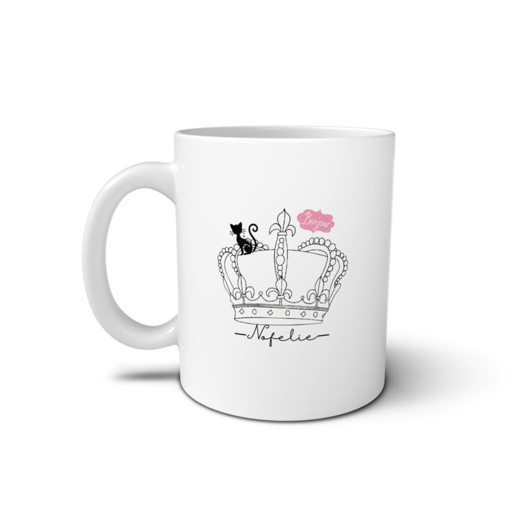 Nofelie オリジナルマグカップ (王冠)