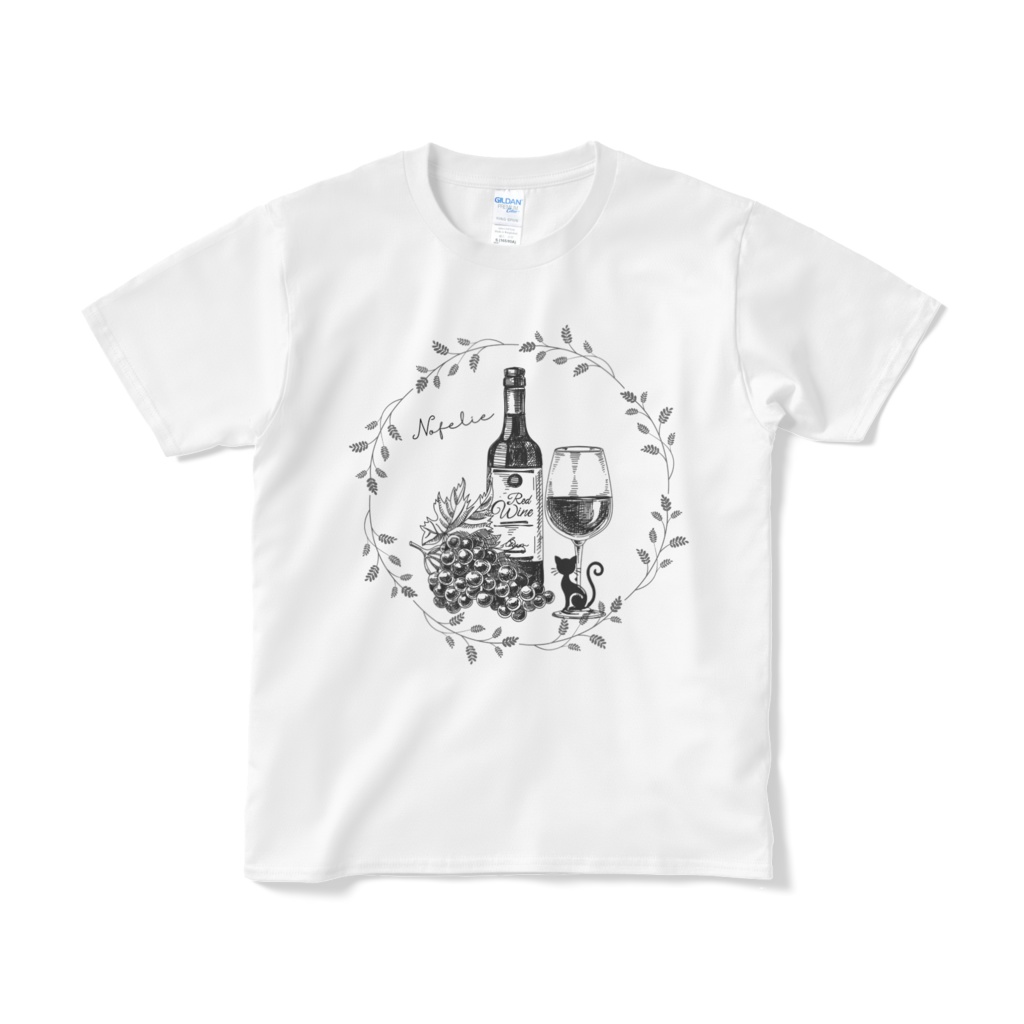 Nofelie オリジナルTシャツ(ワイン)
